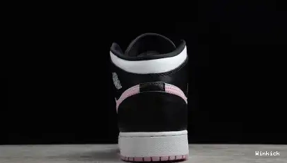 555112-103 WHITE ARCTIC MID LIGHT AIR PINK-BLACK 1 JORDAN 0507